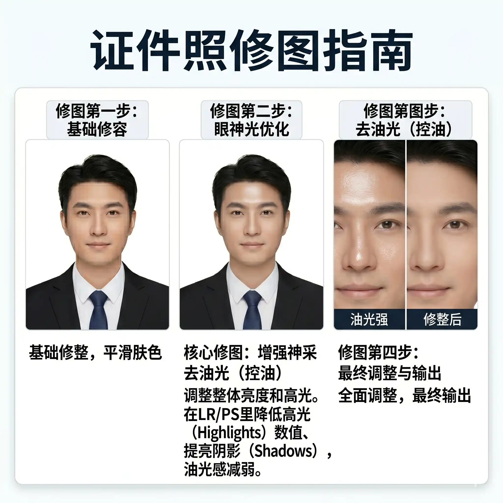 ID photo retouching guide